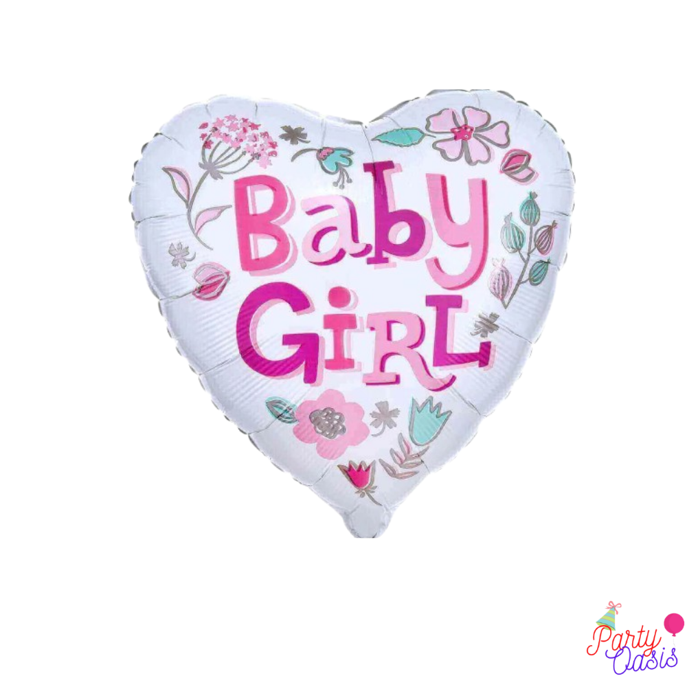 Baby Girl Pink foil balloon