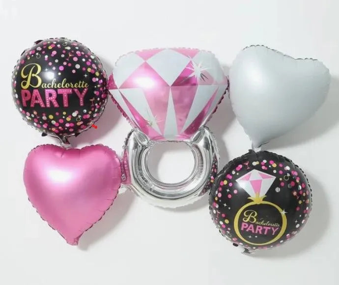 5-piece Mylar foil balloon set
