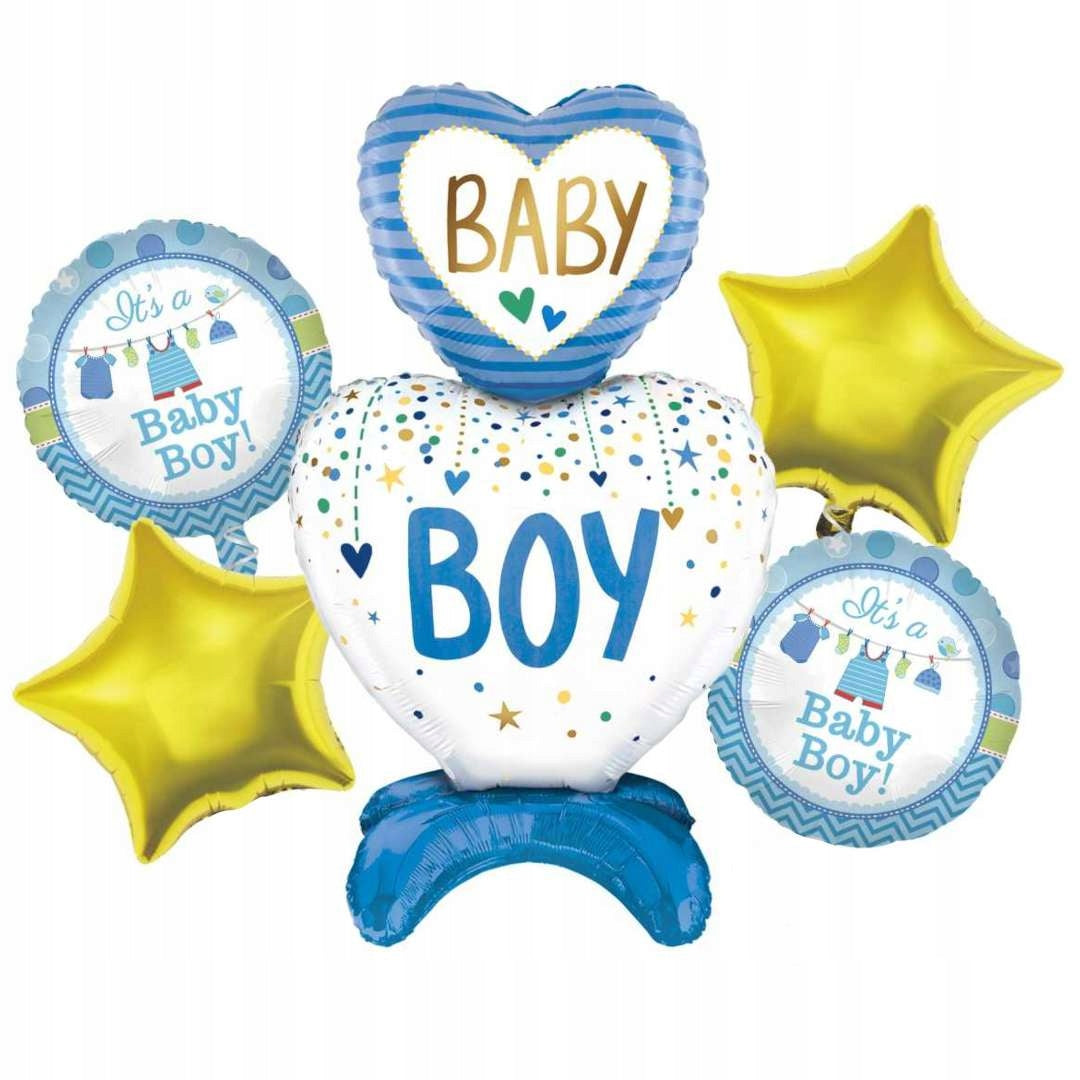 Foil Balloon Set designed for baby showers or welcome parties.