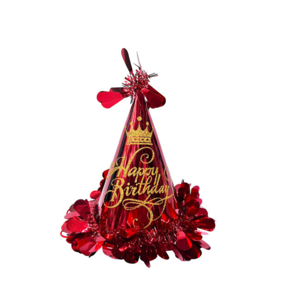 34 cm Red Birthday Party Hat