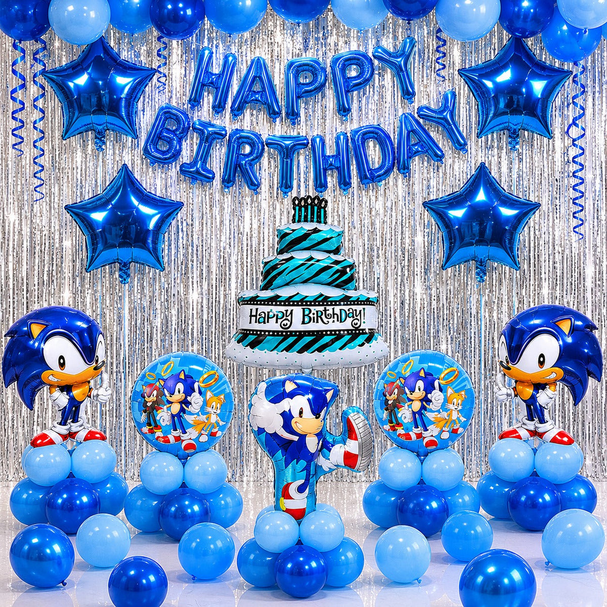 sonic hedgehog balloon decoration kit