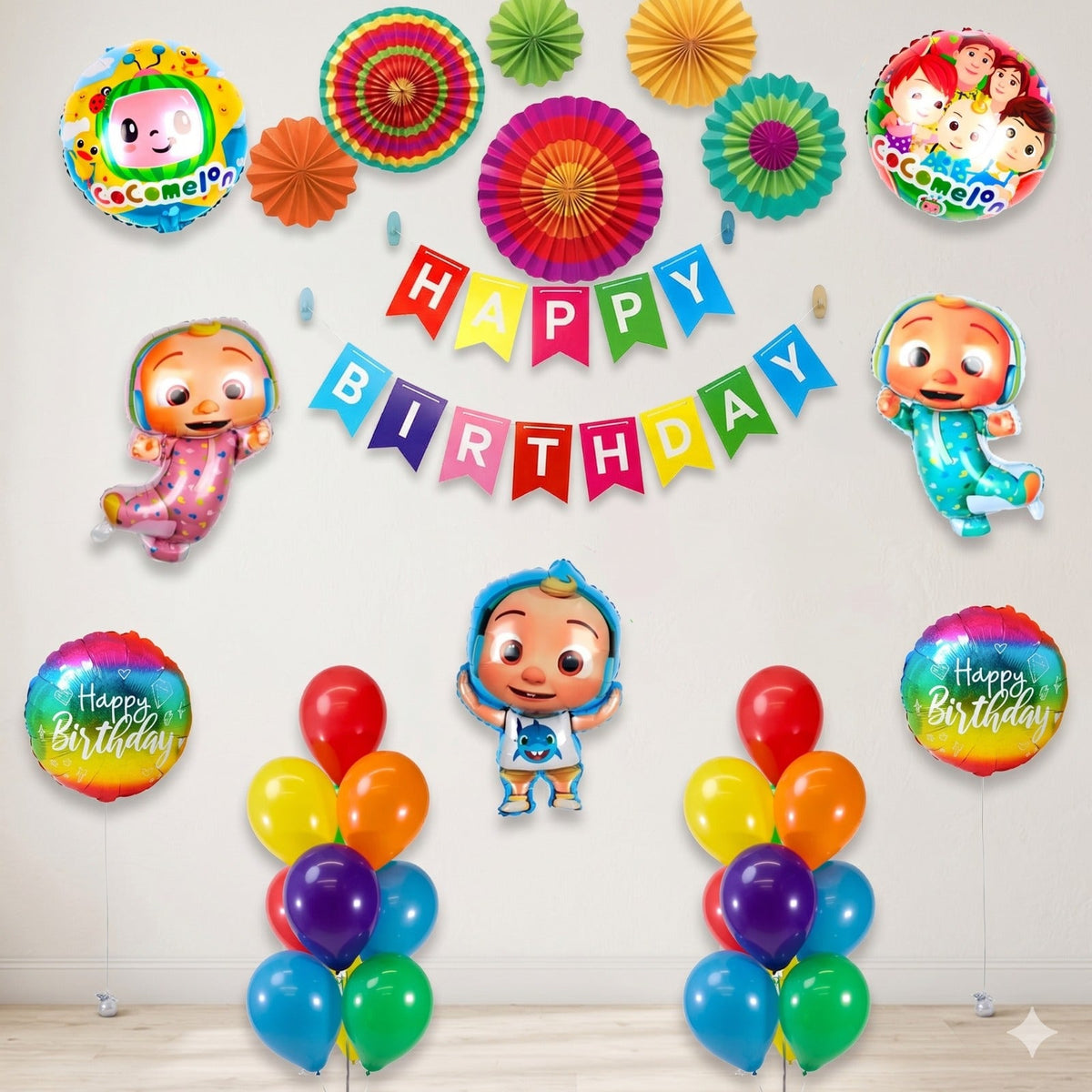 cocomelon birthday decoration kit