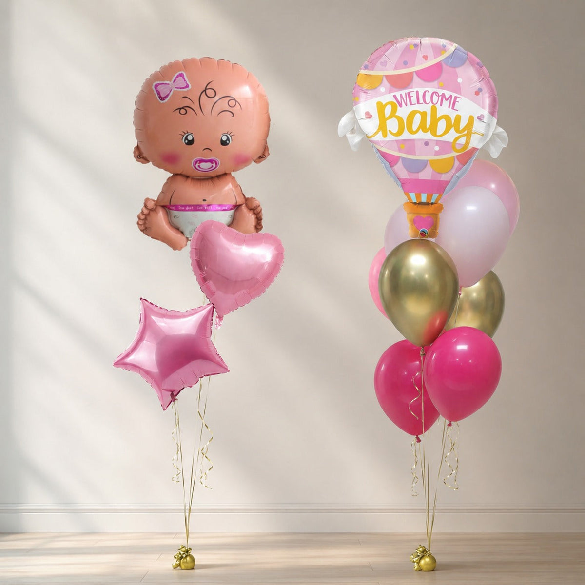 welcome baby helium bunch