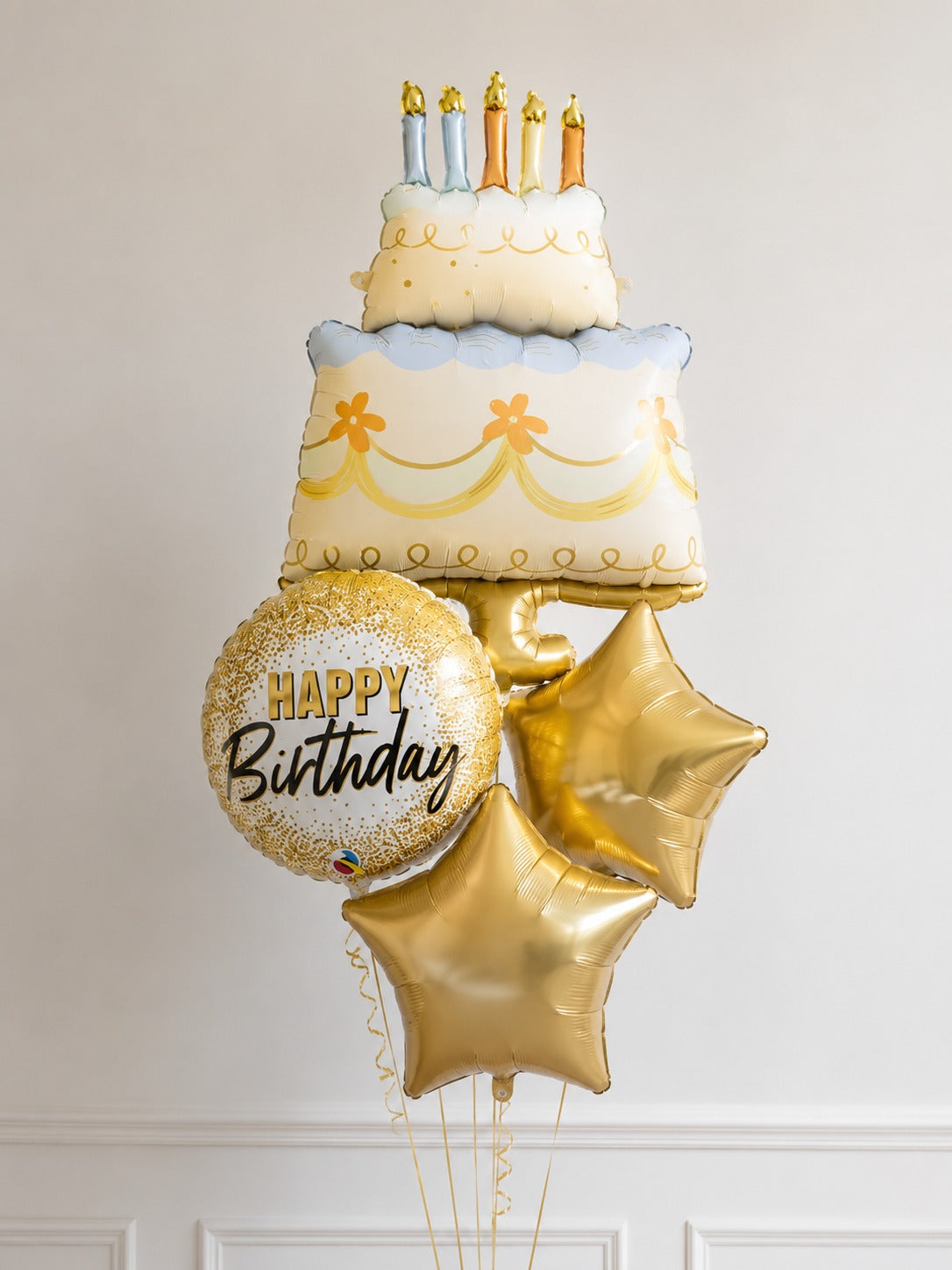 Premium helium bunch for birthday