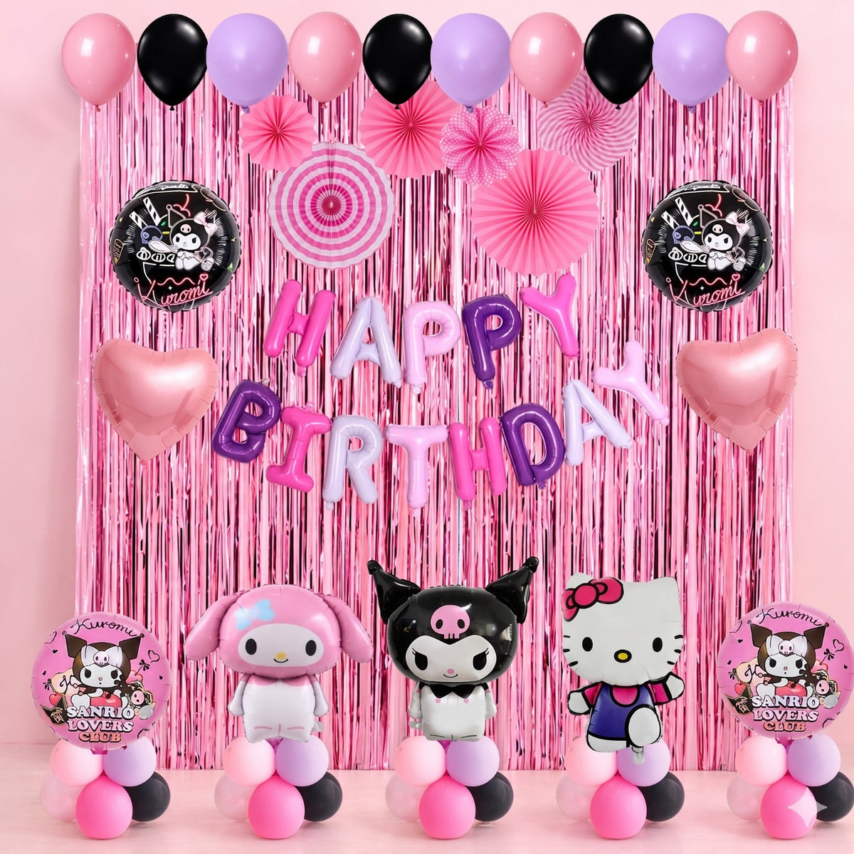 Sanrio Lovers birthday decoration