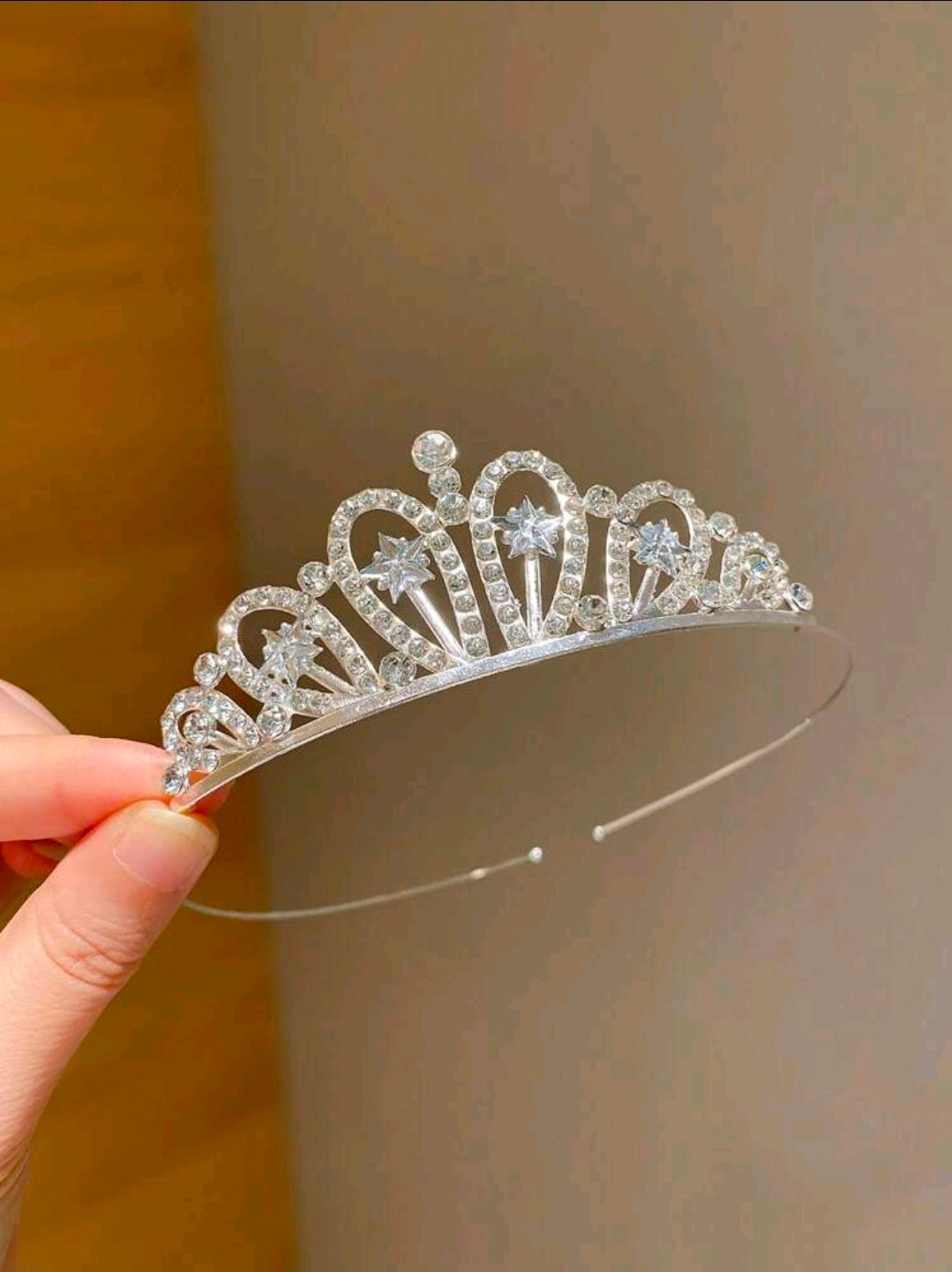 Cute tiara crown for princess white