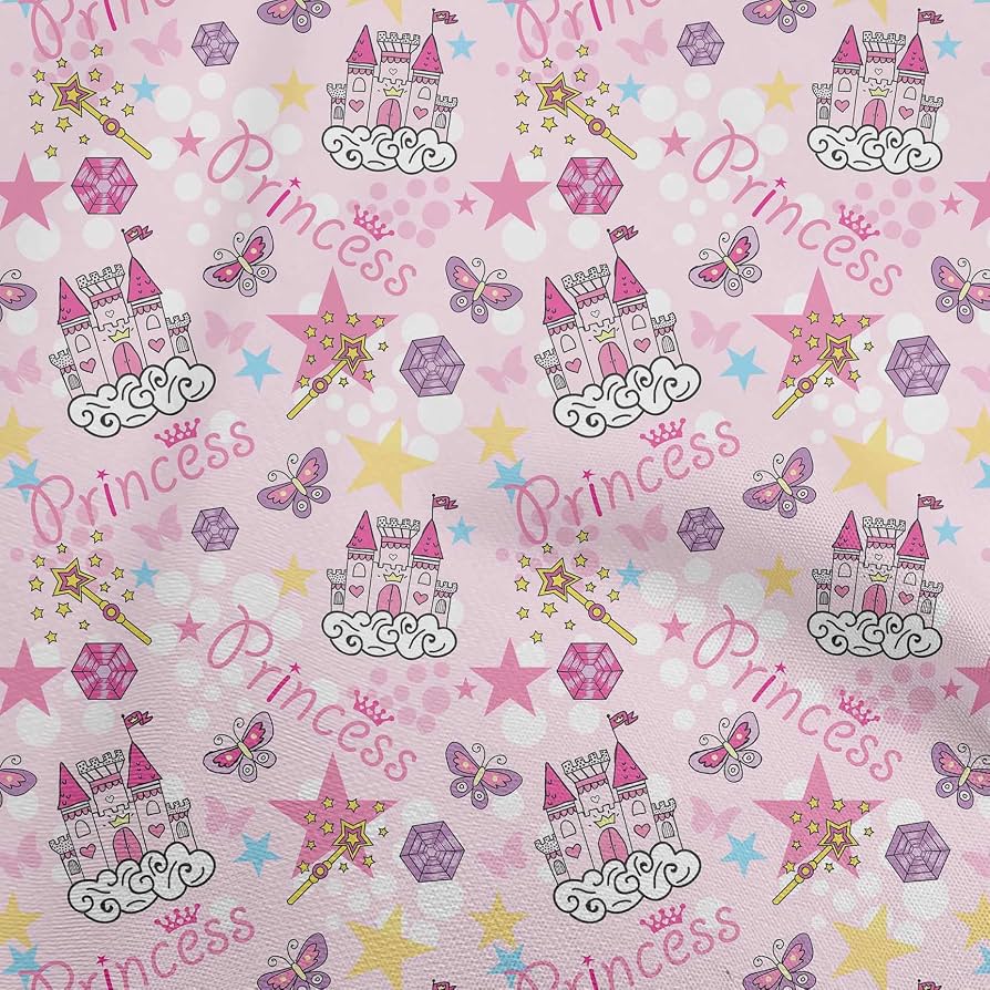 Princess magic fairy wand Gift wrapping sheet 5pcs