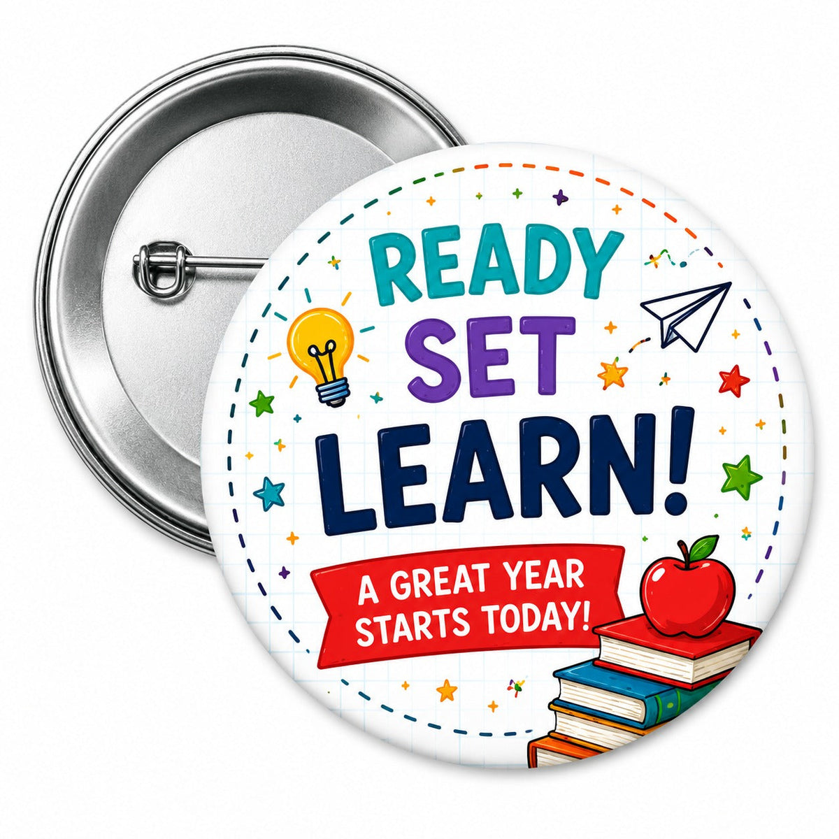 Ready Set Learn A Great Year Starts Today Badge