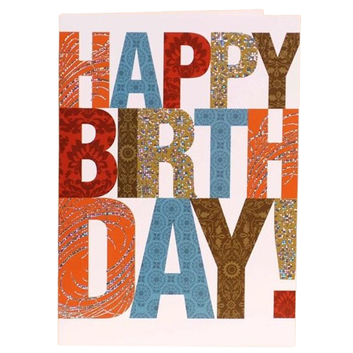 Birthday greeting card