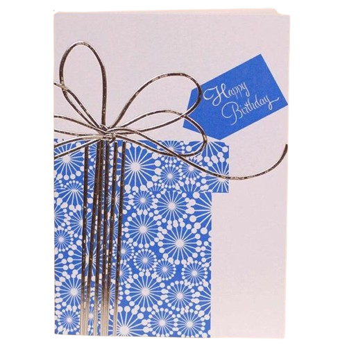 Birthday present greeting card