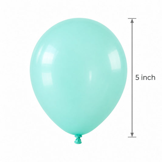MK08 pastel 5 inch Tiffany / mint green 50pcs