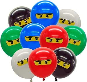Ninja helium balloons - 10pcs