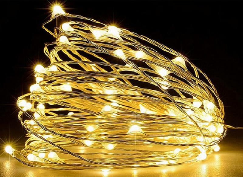 Super LED bright 40 LED String Light Mix Color with Plug