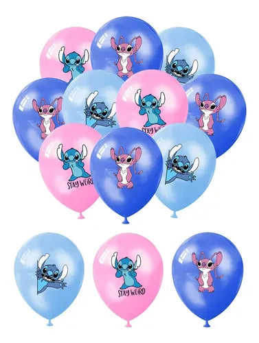 Lilo Stitch helium balloons - 10pcs
