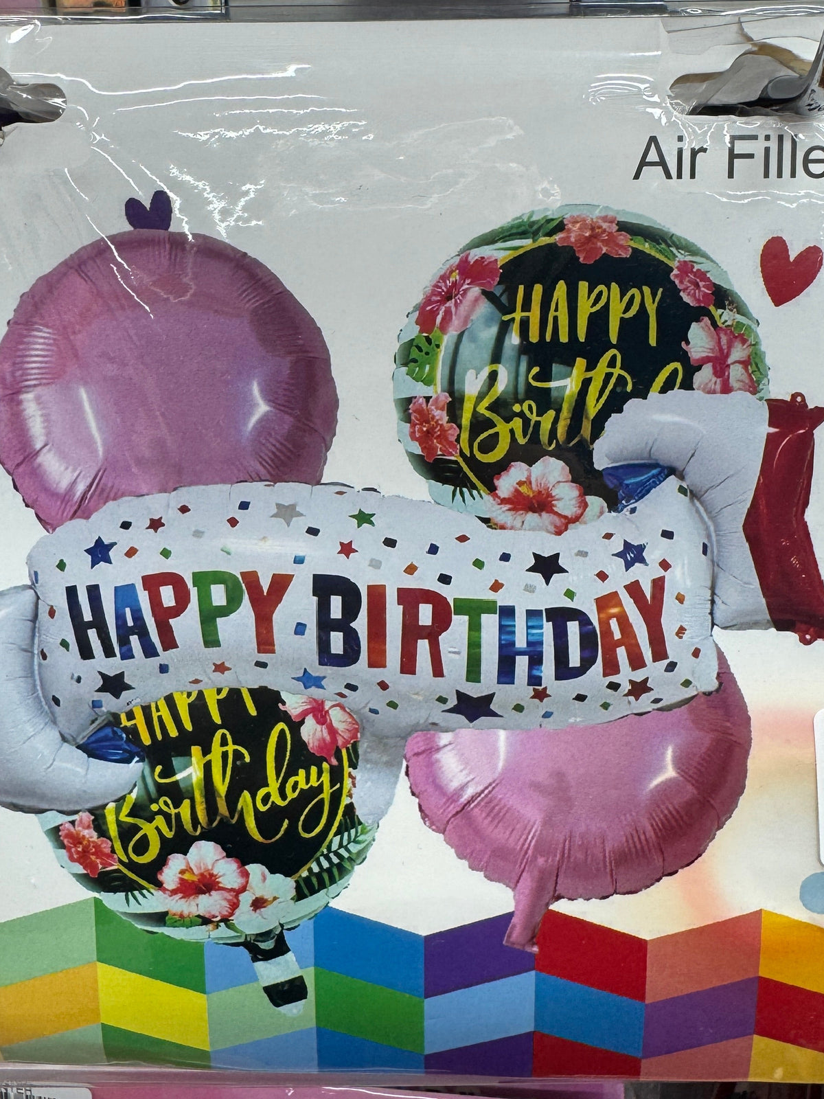 Birthday Foil Balloon Set (5 Pieces)