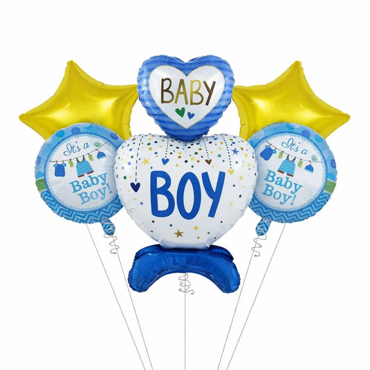 Foil Balloon Set designed for baby showers or welcome parties.