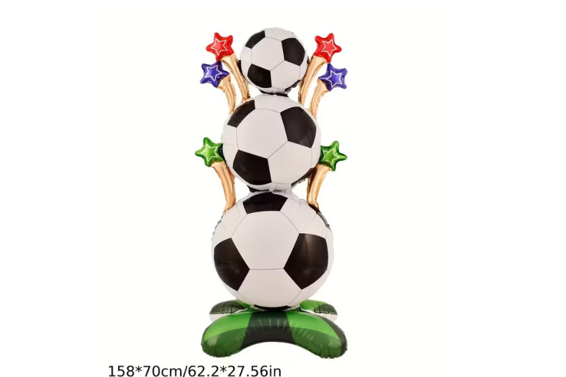 Football Trophy Shaped Balloon - Football Themed Birthday Party Decoration air filled