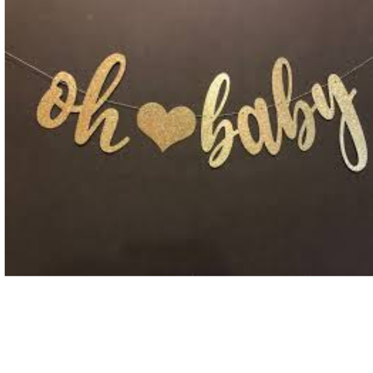 Oh baby banner