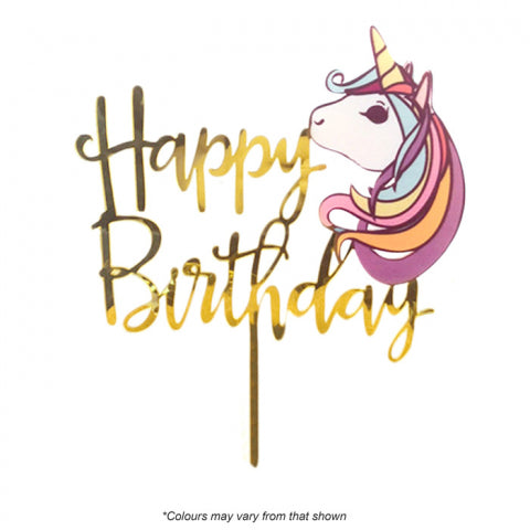 Unicorn Cake topper