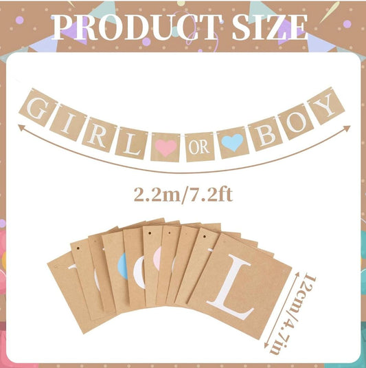 Boy or girl banner