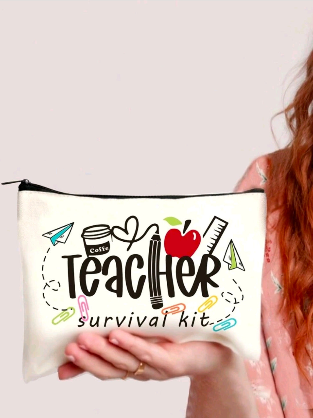 Teacher survival kit pouch  for teacher appreciation week 1pc