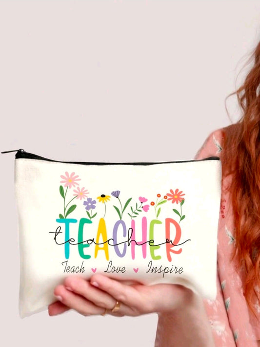 Teacher love inspire  pouch  for teacher appreciation week 1pc