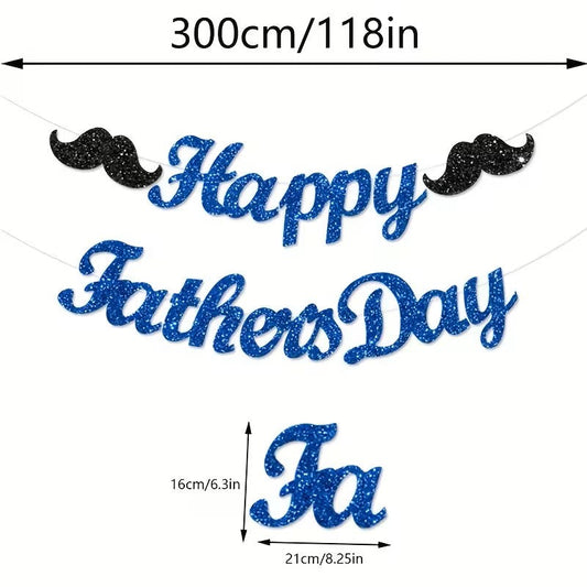 Happy fathers day banner