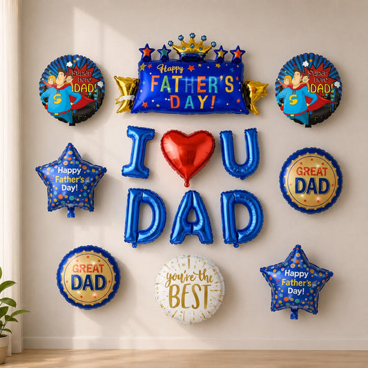 Father's day balloon decoration