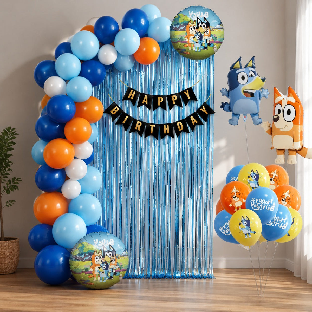 bluey garland decoration kit