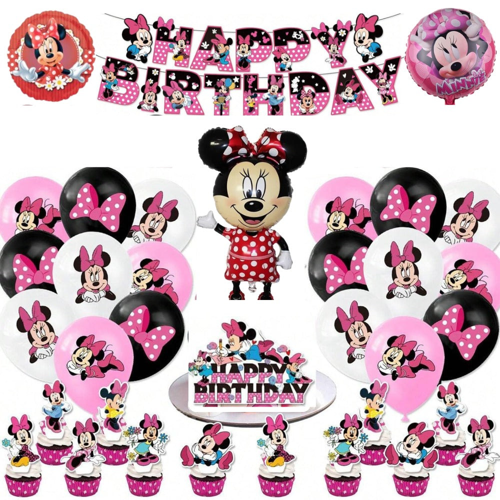 Minnie mouse simple balloon decoration