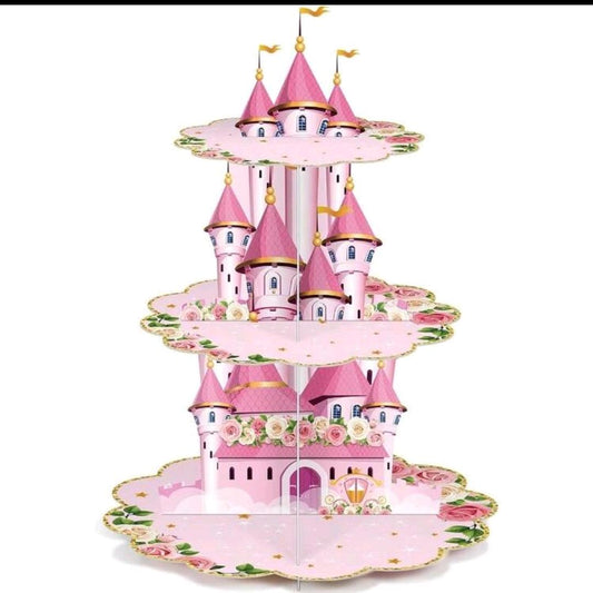 Princess Castle cup cake stand