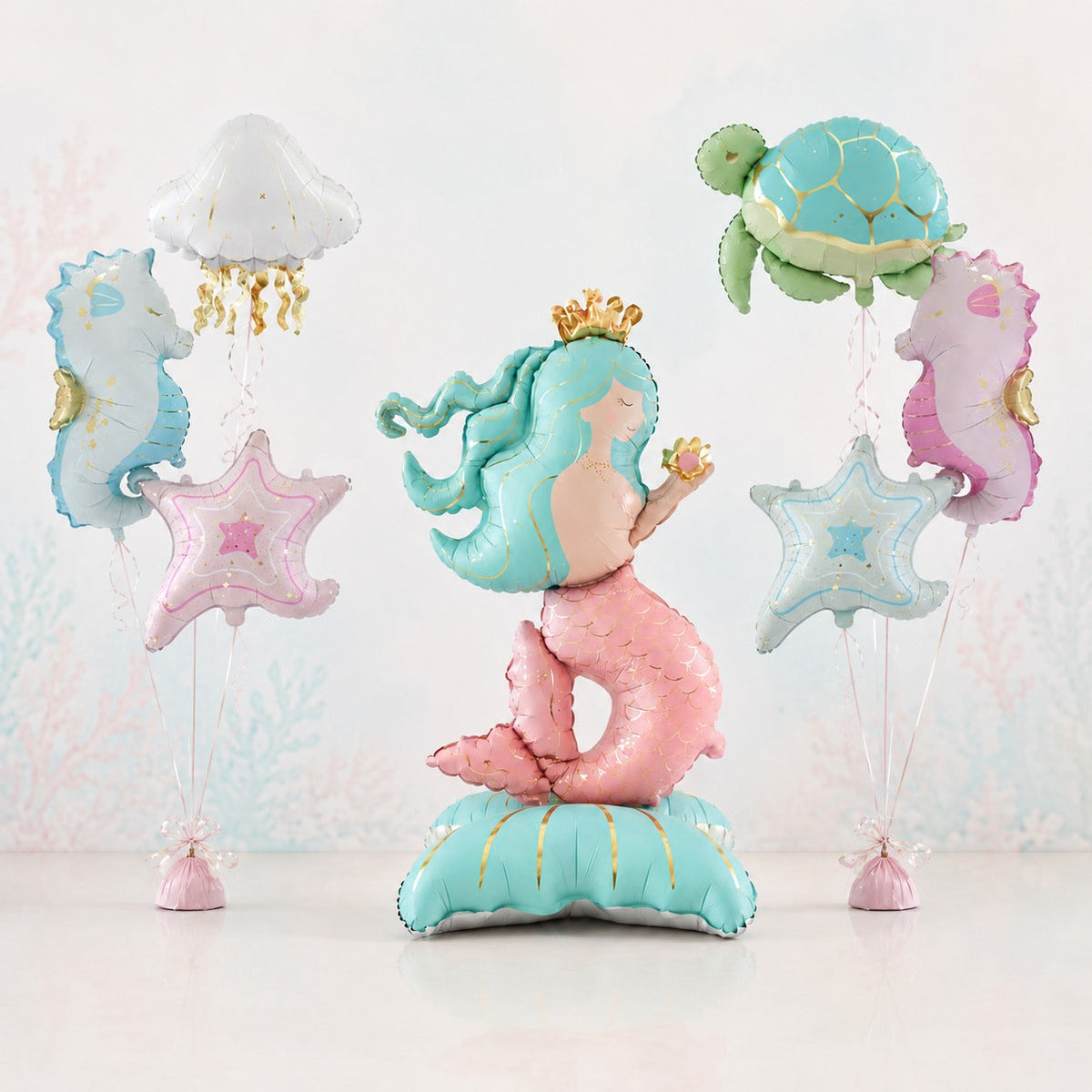 premium elegant mermaid decoration set