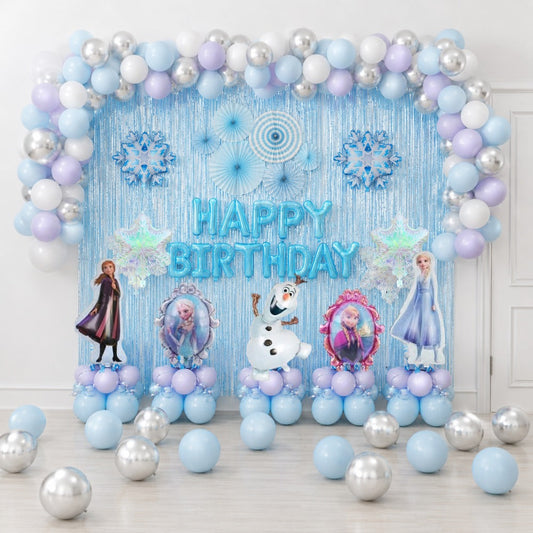 Frozen birthday decoration kit