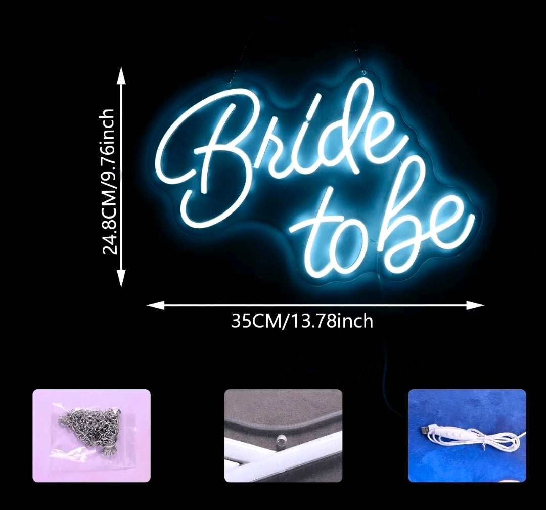 Bride to be cool neon light