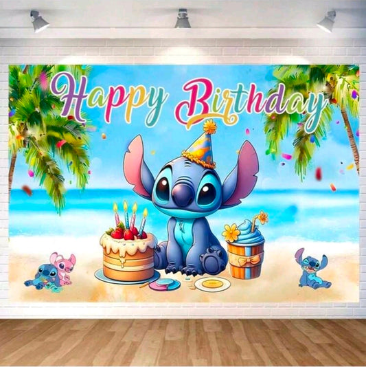1pc 100*150cm lilo stitch poster