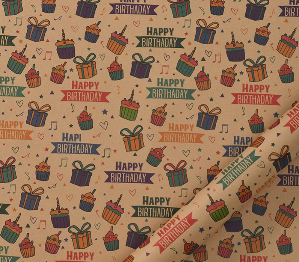 gift wrapping sheet design 2 - pack of 5 pcs