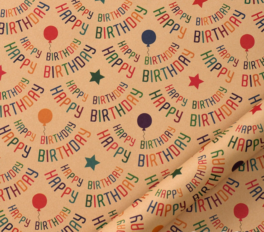 gift wrapping sheet design 4 - pack of 5 pcs
