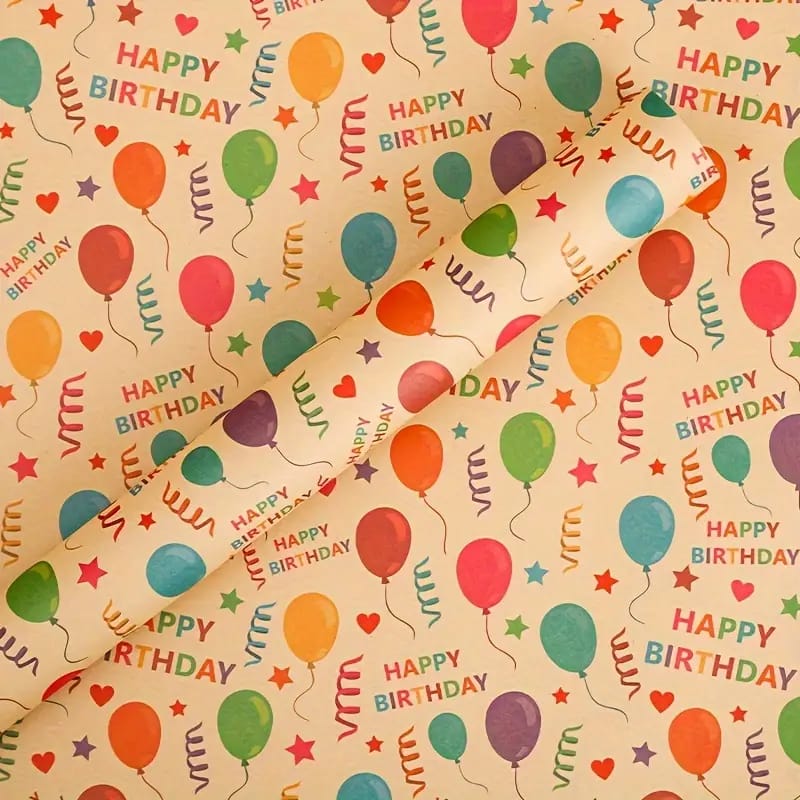 gift wrapping sheet design 6 - pack of 5 pcs