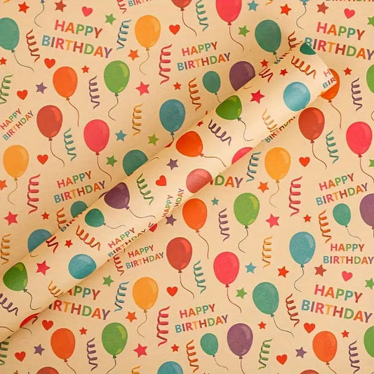 gift wrapping sheet design 6 - pack of 5 pcs