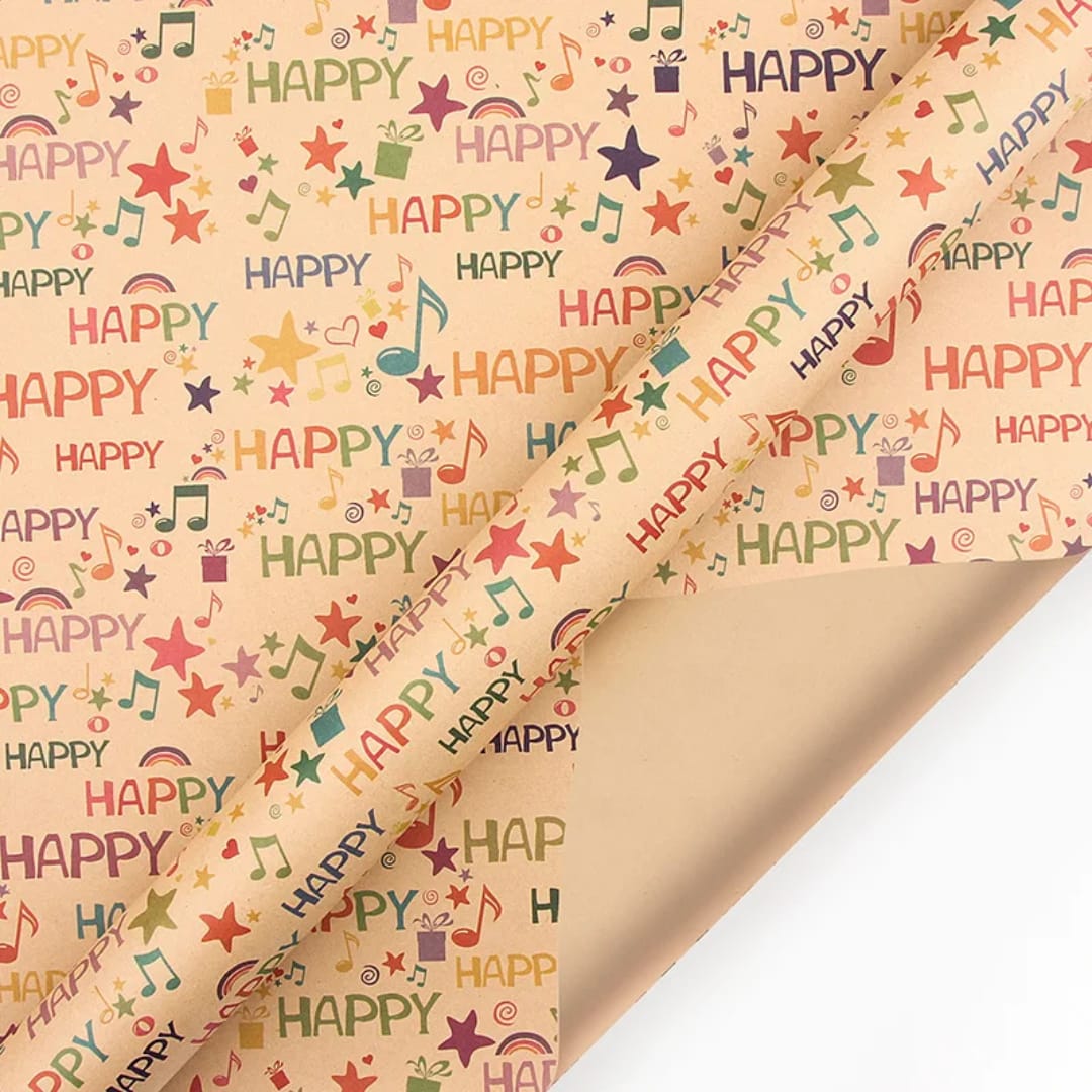 gift wrapping sheet design 9 - pack of 5 pcs