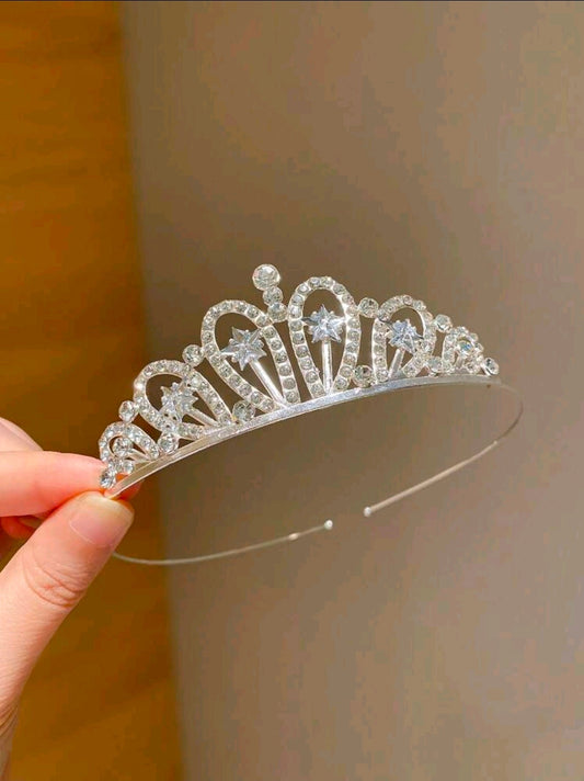 Cute tiara crown for princess white