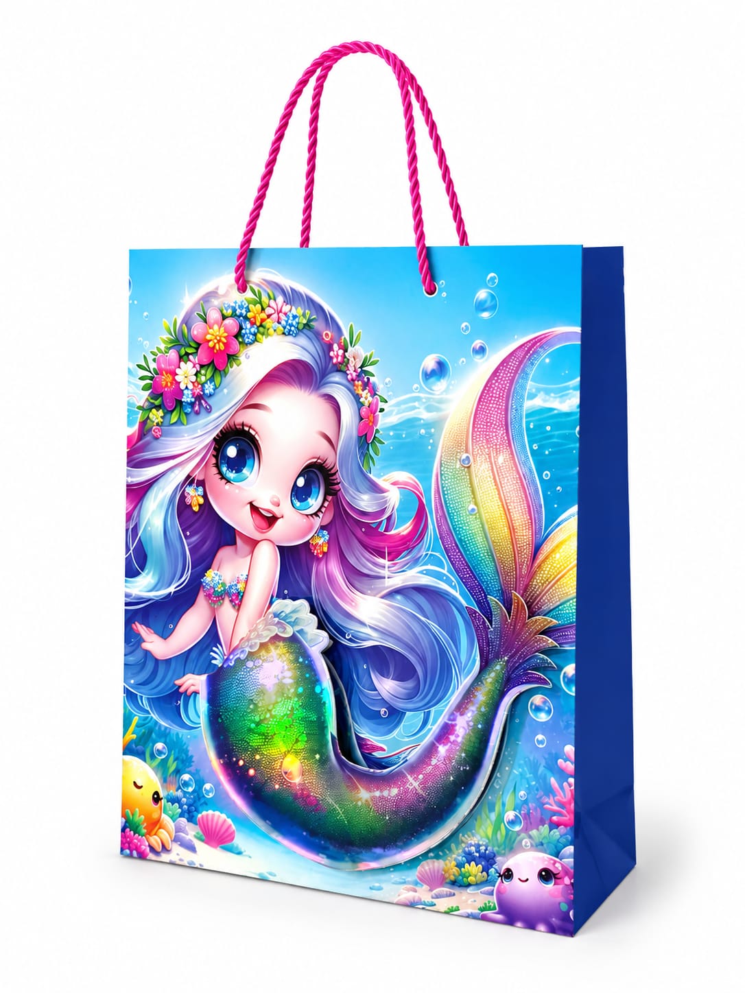 Mermaid gift bags design 3, 1 pc