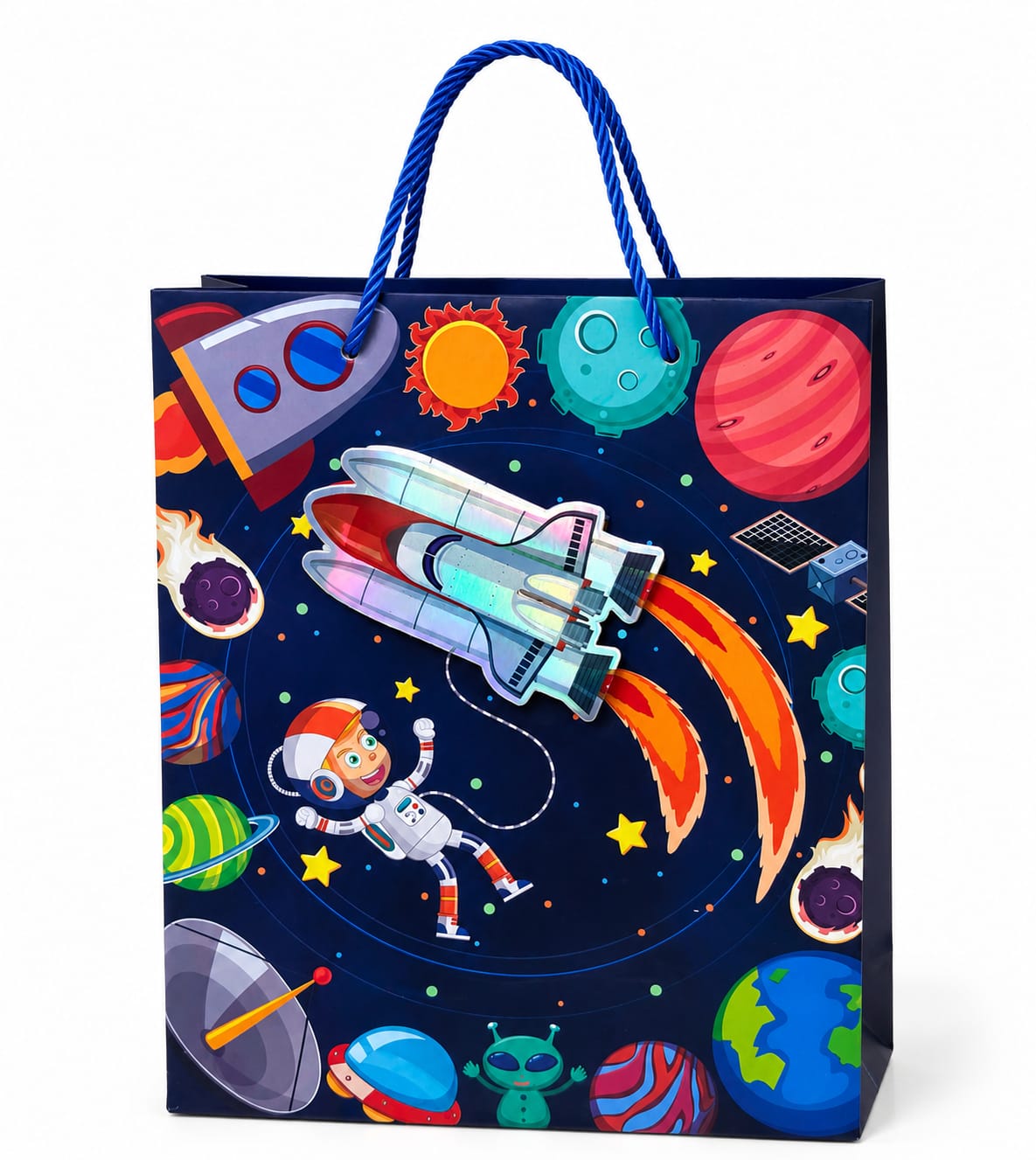Space gift bags design 2, 1 pc