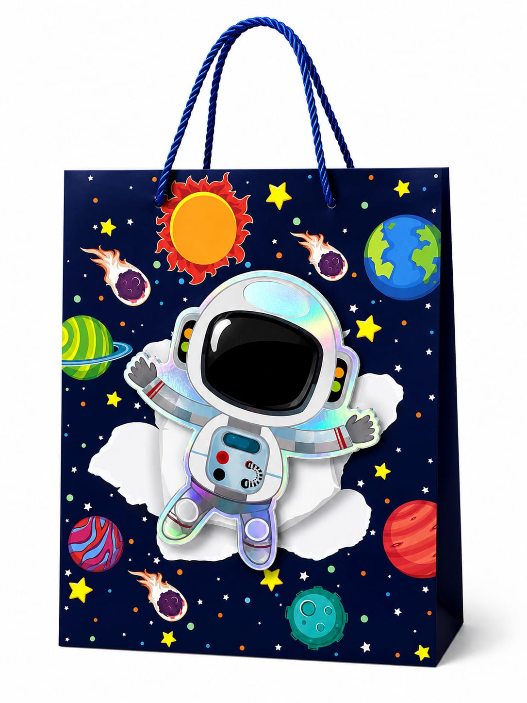 Space astronaut gift bags design 4, 1 pc