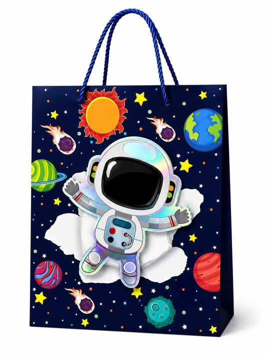 Space astronaut gift bags design 4, 1 pc