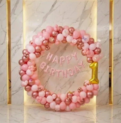 Balloon ring decoration