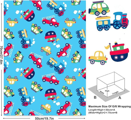Transportation gift wrapping sheet 5pcs