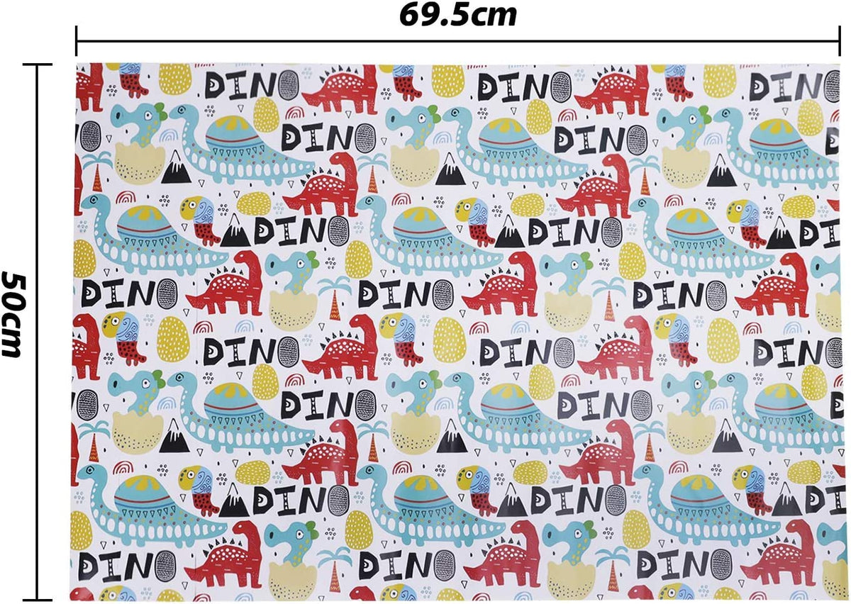 Dinosaur Gift wrapping sheet 5pcs