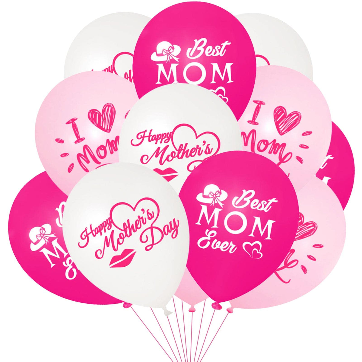 Happy mothers day 10pcs helium latex balloon