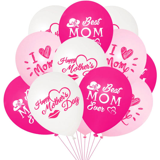 Happy mothers day 10pcs helium latex balloon